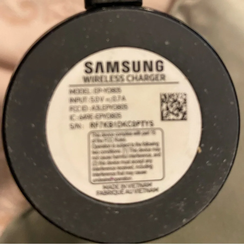 Black Samsung Galaxy Smart Watch